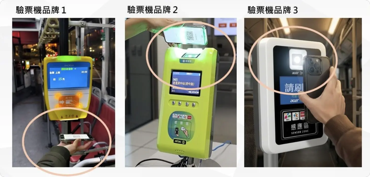 乘車碼 QR code 搭車