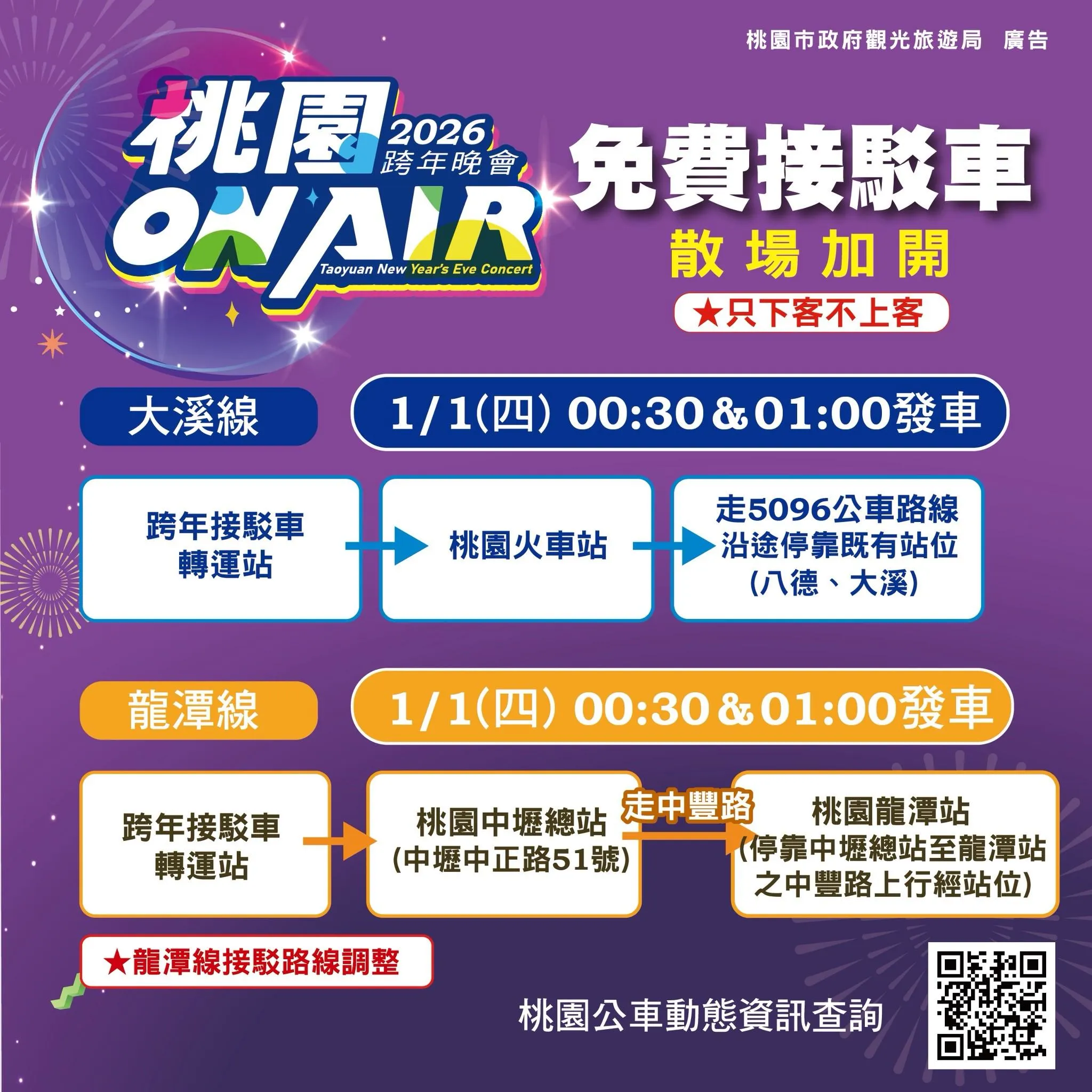 桃園跨年晚會 2026 主持人 演唱會 晚會 卡司 直播 線上看