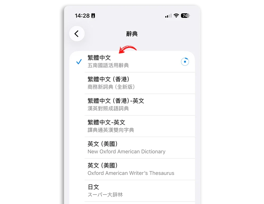 iPhone 輸入法 打字 卡頓 選字錯誤 辭典
