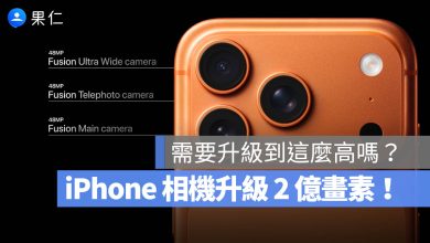 iPhone 2028 相機 2 億畫素