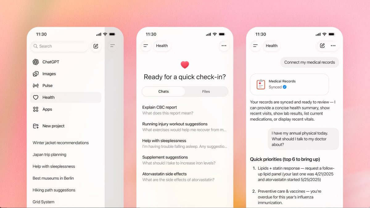 OpenAI ChatGPT ChatGPT 健康 ChatGPT Health