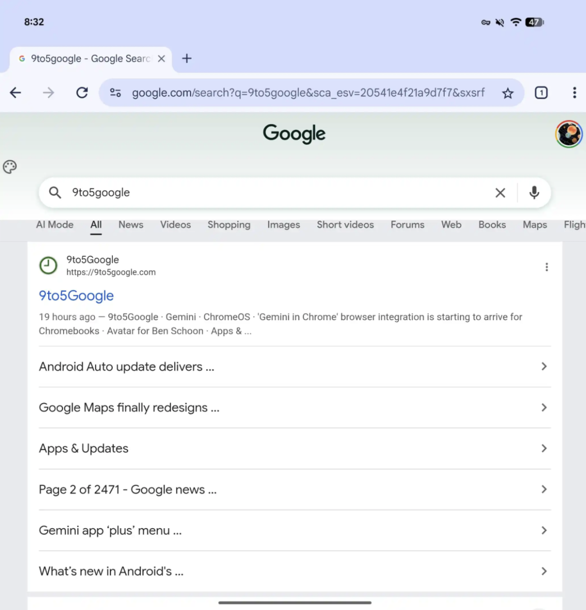 Google 自訂搜尋顏色