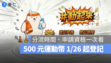 2026 運動幣 申請 登記 方法 教學 時間