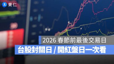 台股封關日 最後交易日 開紅盤日