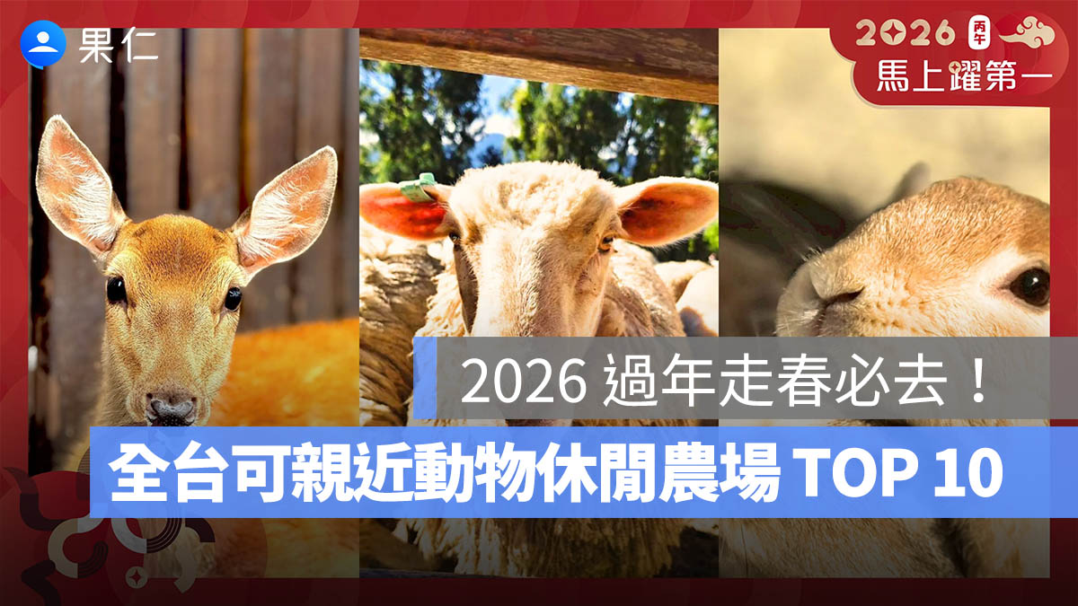 2026 過年走春必去!全台可親近動物休閒農場 TOP 10 推薦,清境、初鹿、張美阿嬤上榜