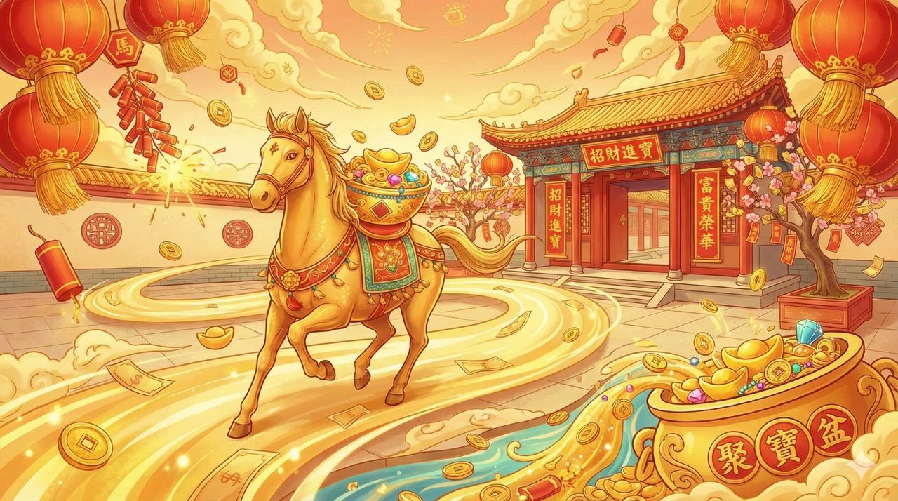 馬年祝賀圖
