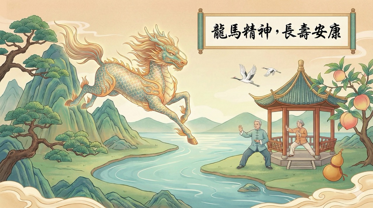 馬年祝賀圖
