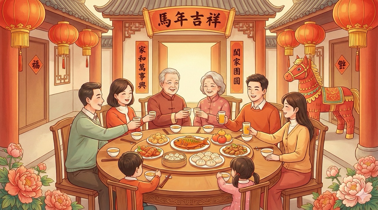 馬年祝賀圖