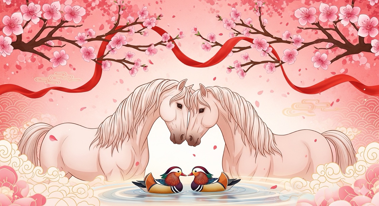 馬年祝賀圖