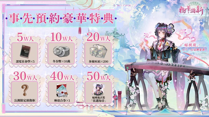 手機遊戲 1月 新作資訊 物華彌新 戰棋手遊