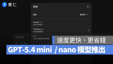 GPT-5.4 mini nano ChatGPT