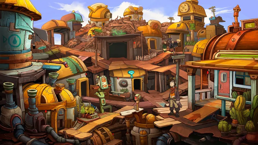 Steam 限免遊戲 Deponia 點擊冒險遊戲