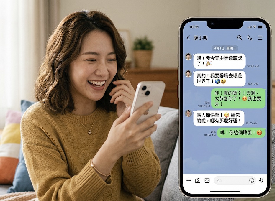 愚人節訊息
