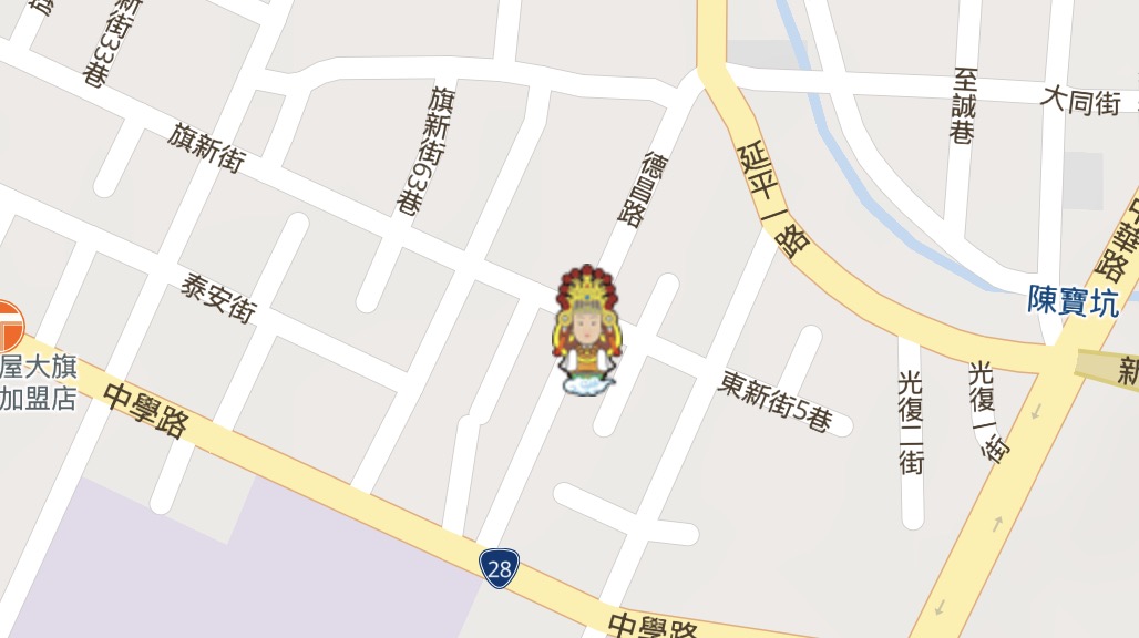 白沙屯媽祖 GPS 定位