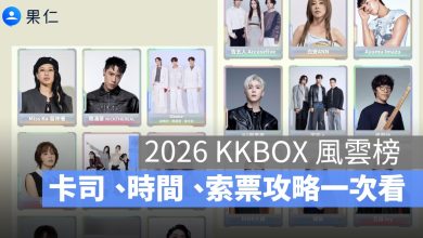 2026 KKBOX 風雲榜歌手名單公開：韋禮安、盧廣仲、QWER 登台，購票時間與索票攻略一次看