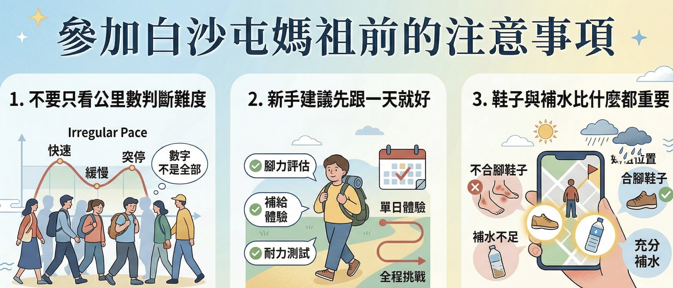 新手參加白沙屯媽祖前的注意事項