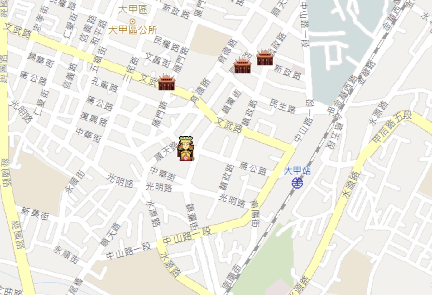 大甲媽祖gps定位
