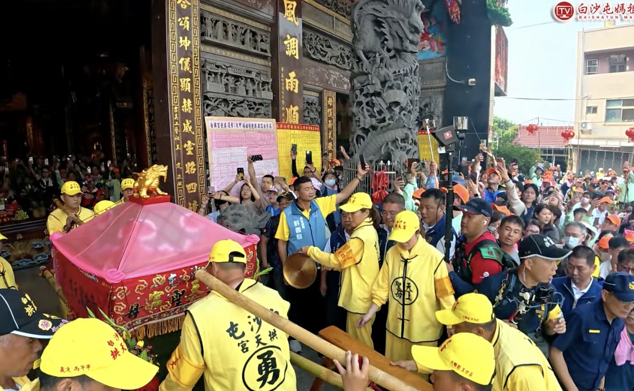 白沙屯媽祖現場