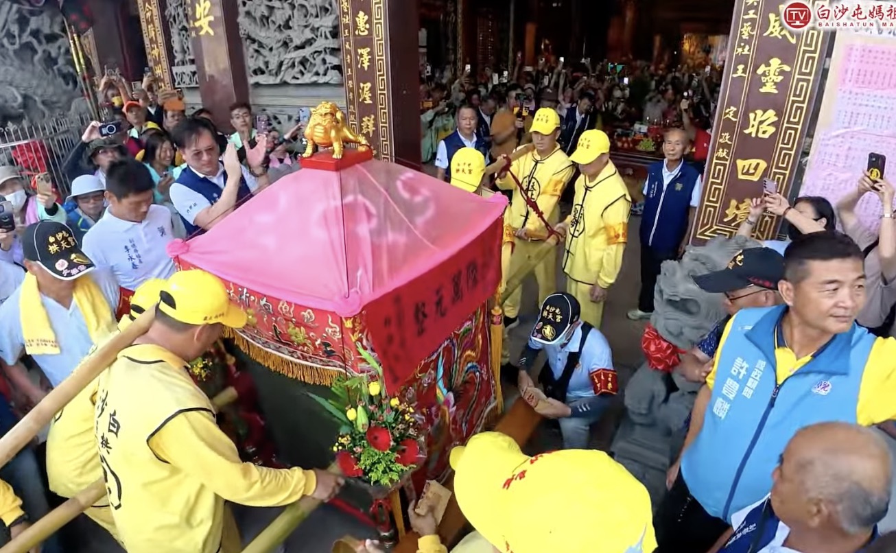 白沙屯媽祖現場