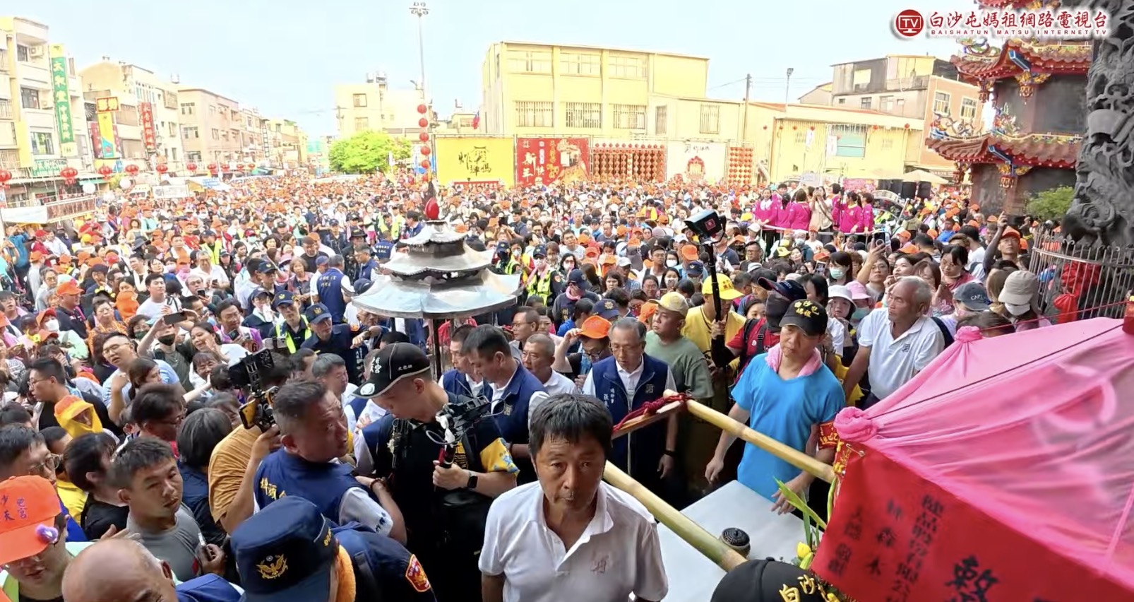 白沙屯媽祖現場