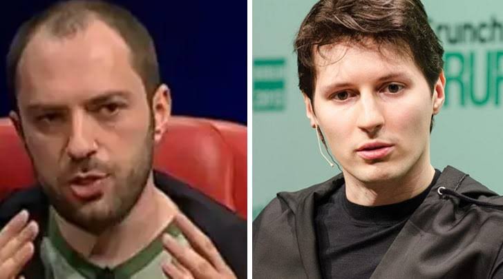 Pavel Durov 和 Nikolai Durov