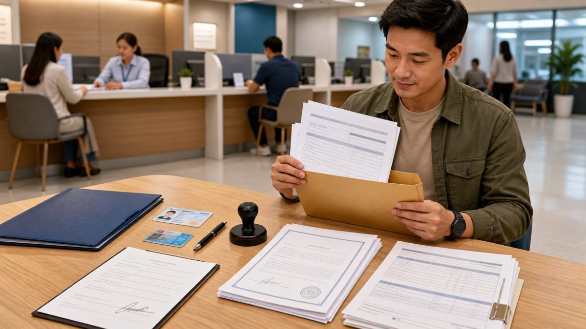 幫家人報稅前，出門前先檢查資料有沒有帶齊。