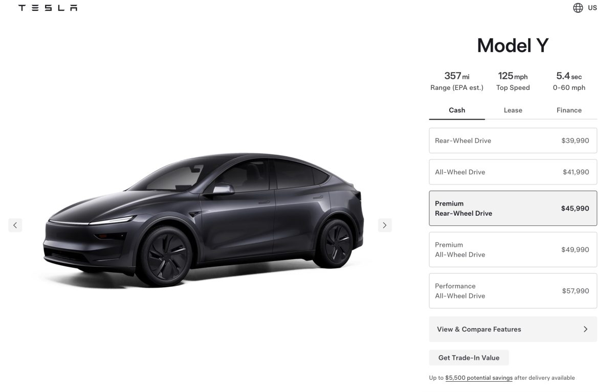 特斯拉 Tesla Model Y Model Y 漲價