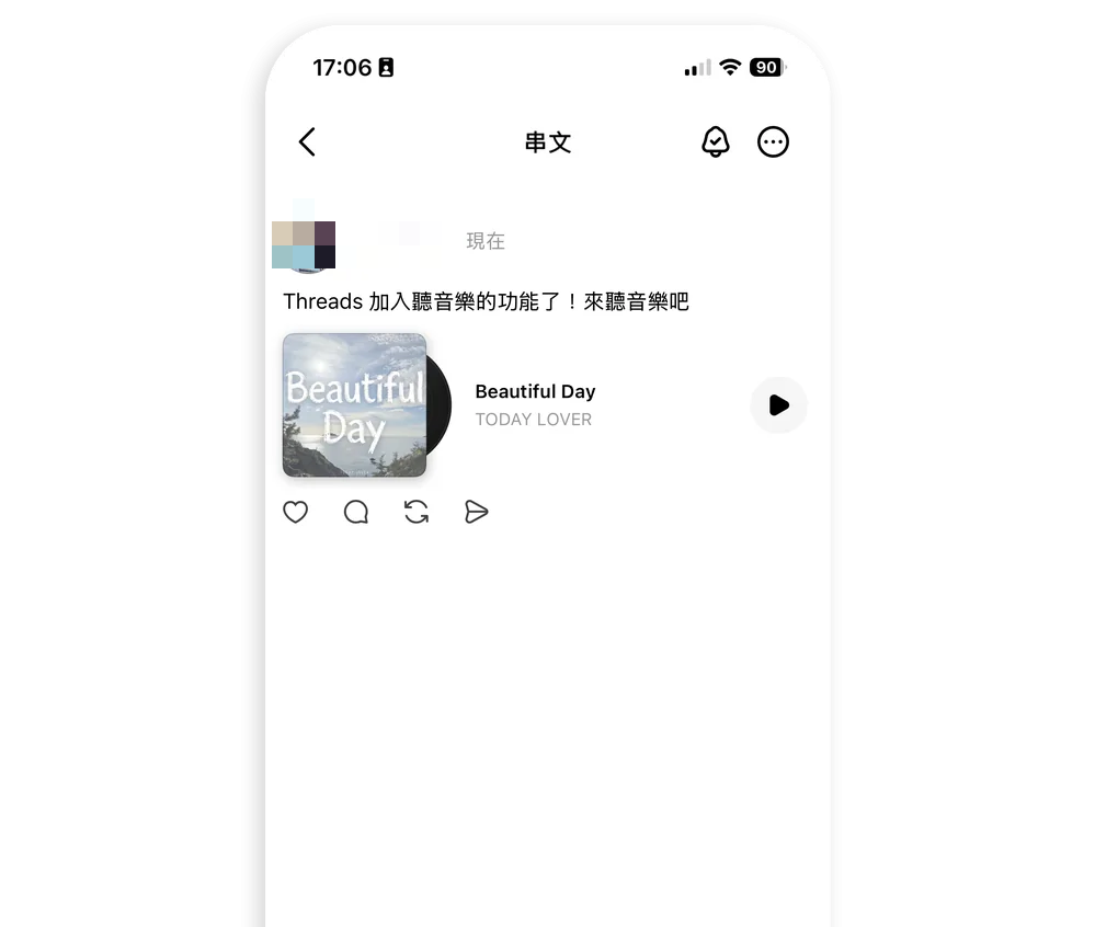Threads 音樂貼文
