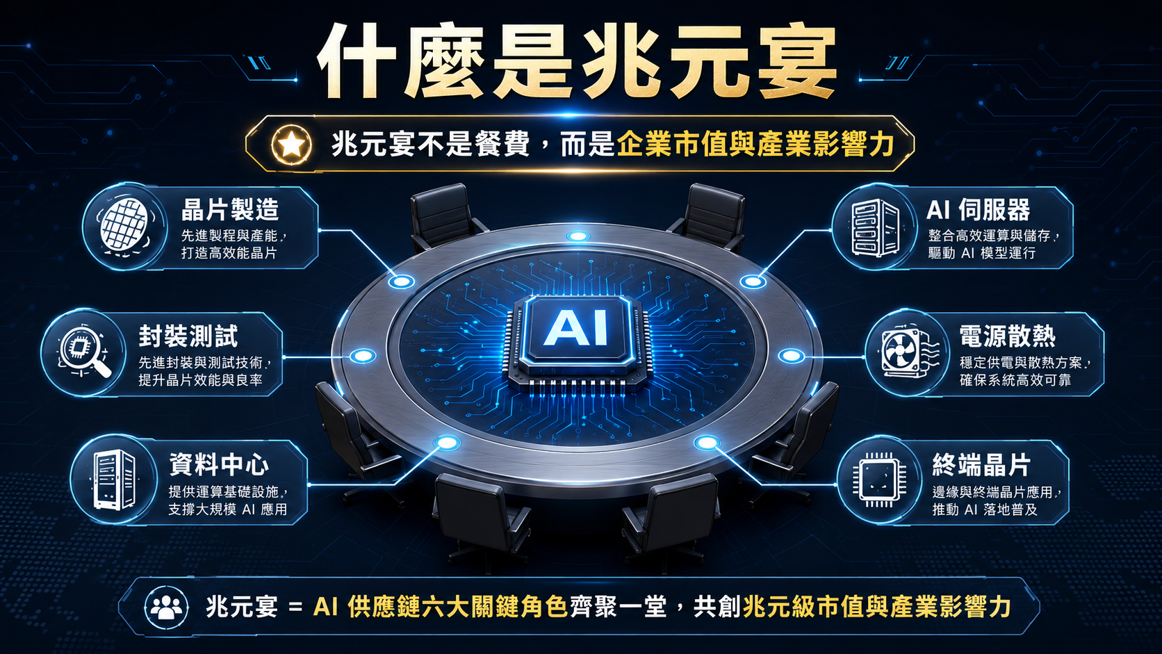 兆元宴是什麼。AI 圖片生成示意。