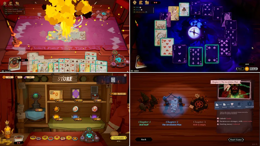 Steam 免費遊戲 獨立遊戲 免費下載 地獄空蕩蕩 惡魔牌
