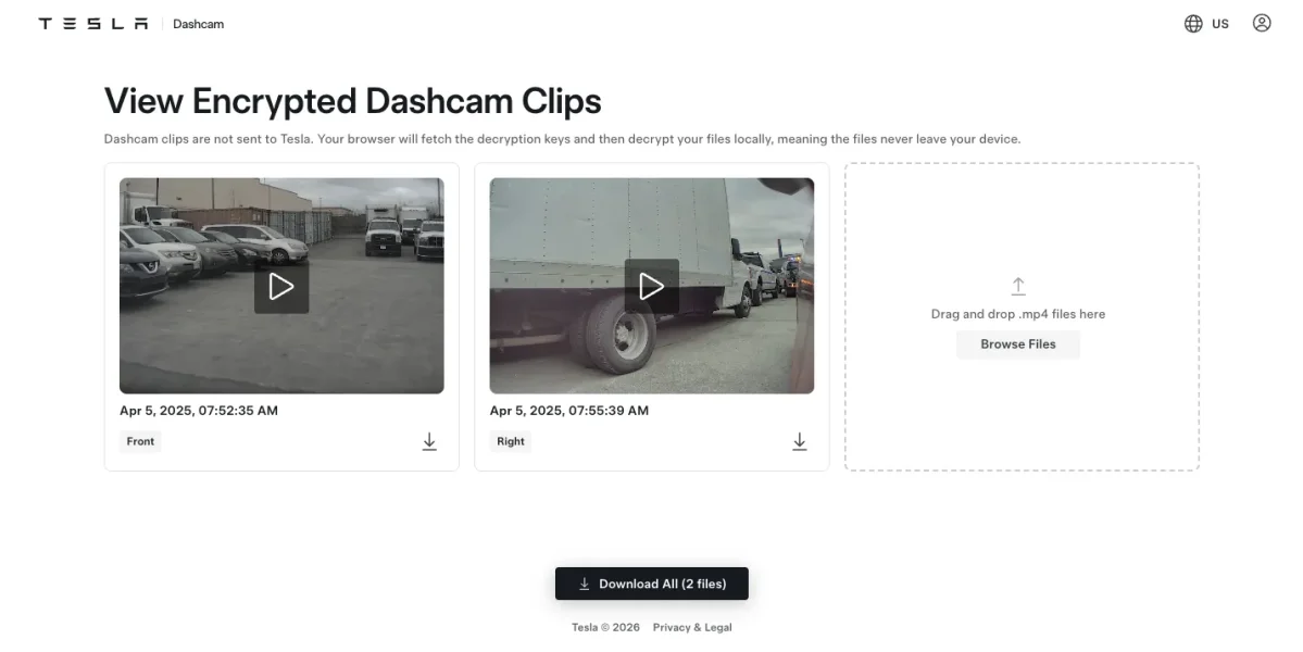 特斯拉 Tesla 特斯拉網頁版 Dashcam 工具