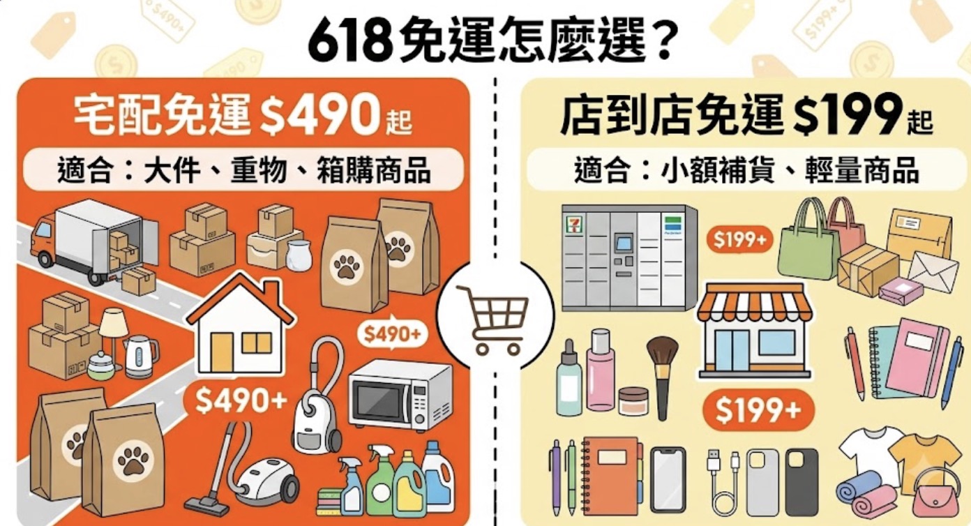 618 蝦皮免運