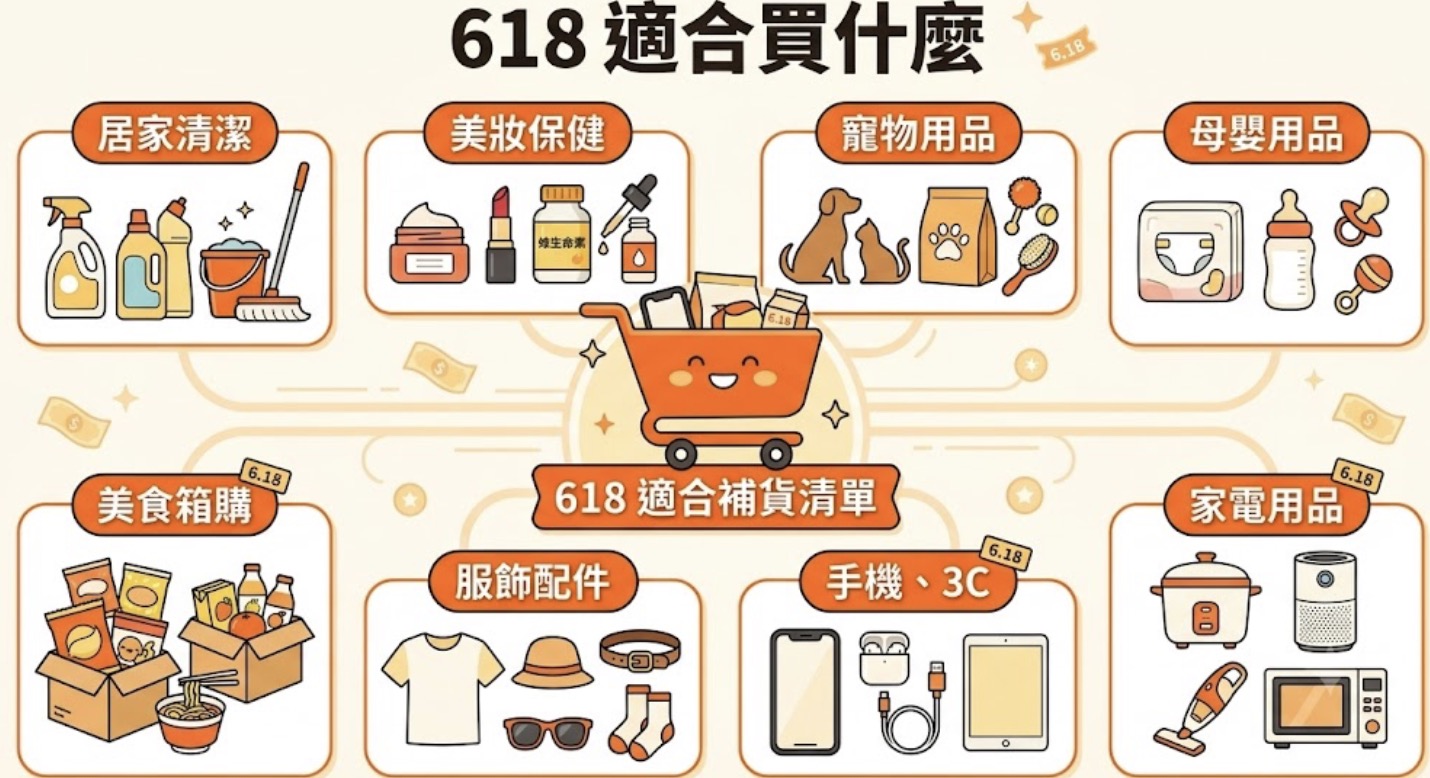 蝦皮618適合買什麼