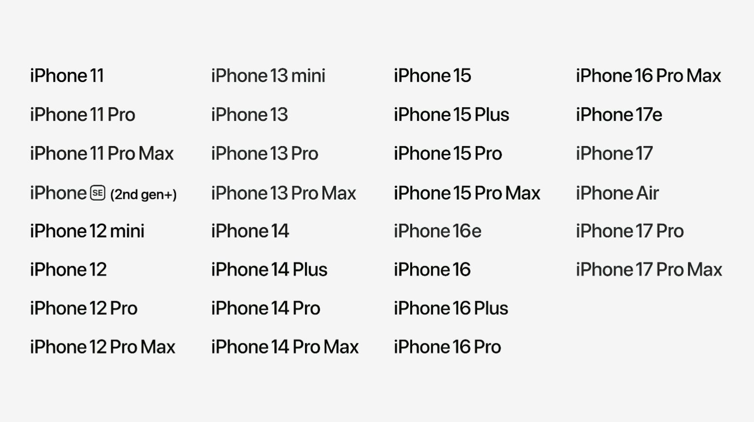 iOS 27 支援機型清單確認！WWDC 26 確認 iPhone 11 系列繼續支援更新