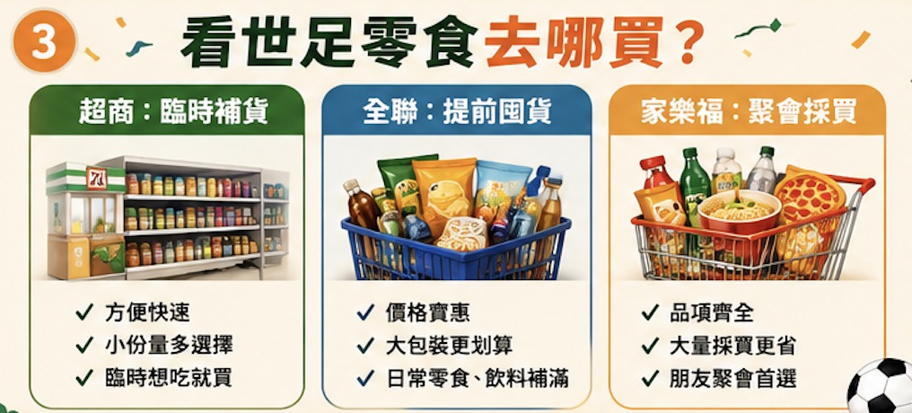 超商世足看球零食推薦