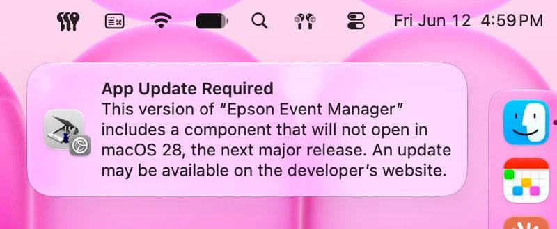 Mac macOS 27 Rosetta 2