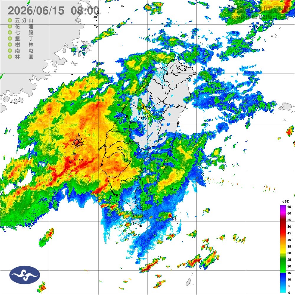 大雨特報。氣象署