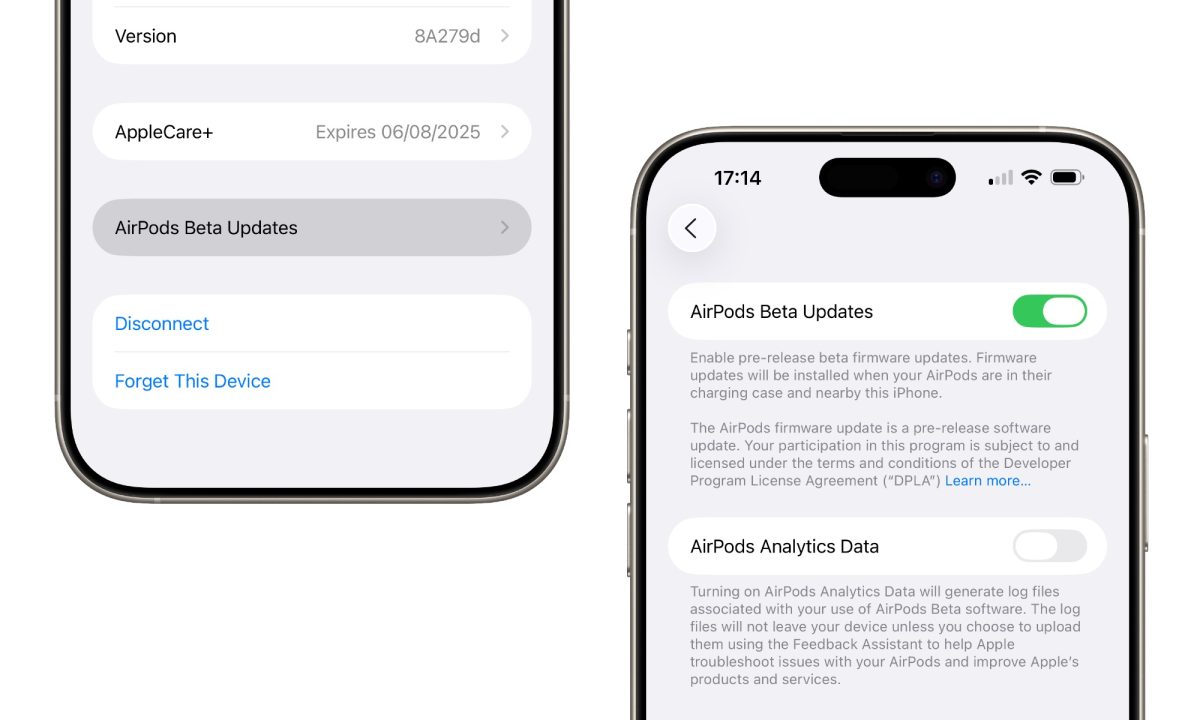 iOS 27 AirPods AirPods 韌體更新 AirPods Beta 韌體 AirPods Beta 韌體更新