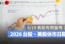 美股休市日期 2026：6/19 美股有開盤嗎？6/19 端午節台股有開盤嗎？休市日期整理
