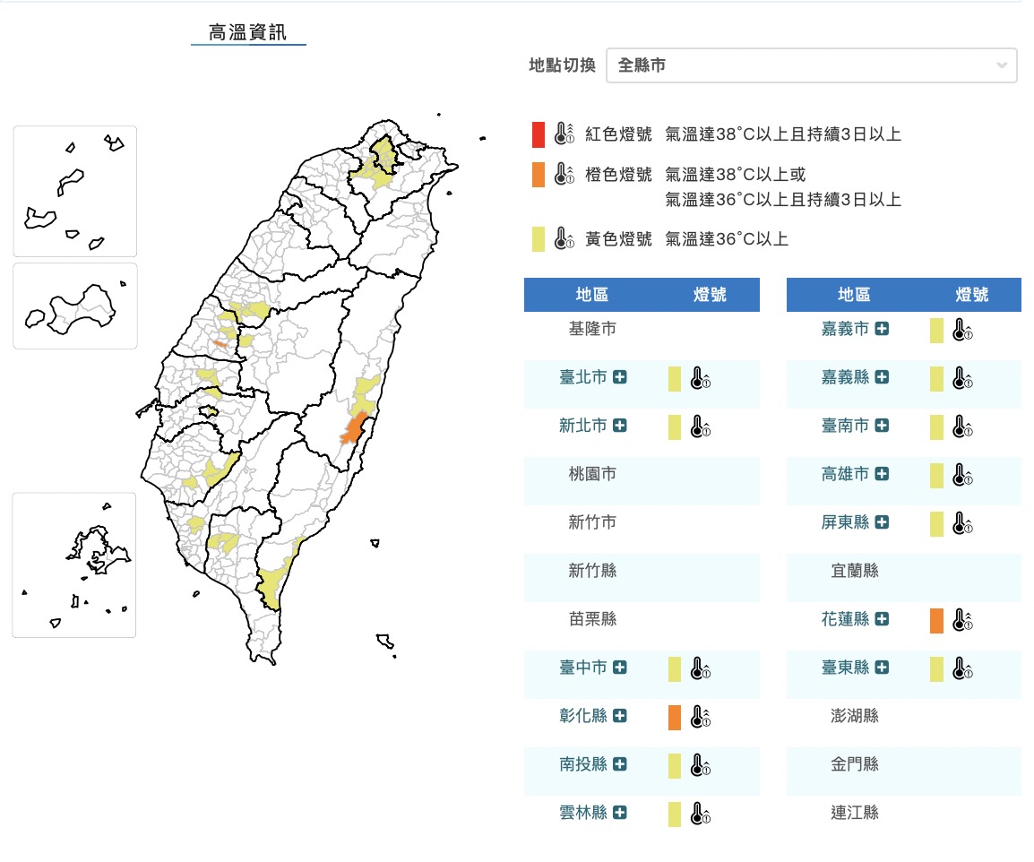 端午連假高溫上看 36 度
