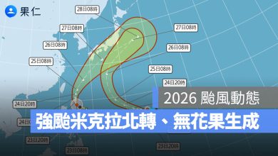 颱風動態:強颱米克拉北轉、無花果生成,最新路徑與台灣影響整理(6/23 颱風最新消息)
