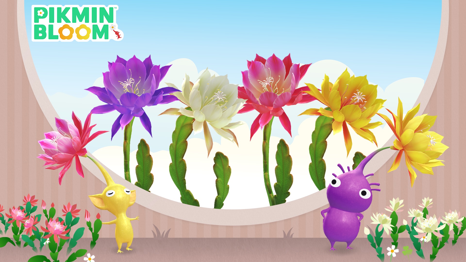 Pikmin Bloom 2026 年 7 月當月花朵：蘭花仙人掌