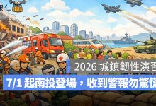 2026 城鎮韌性演習：7/1、7/2 南投登場，收到疏散避難警報勿驚慌！
