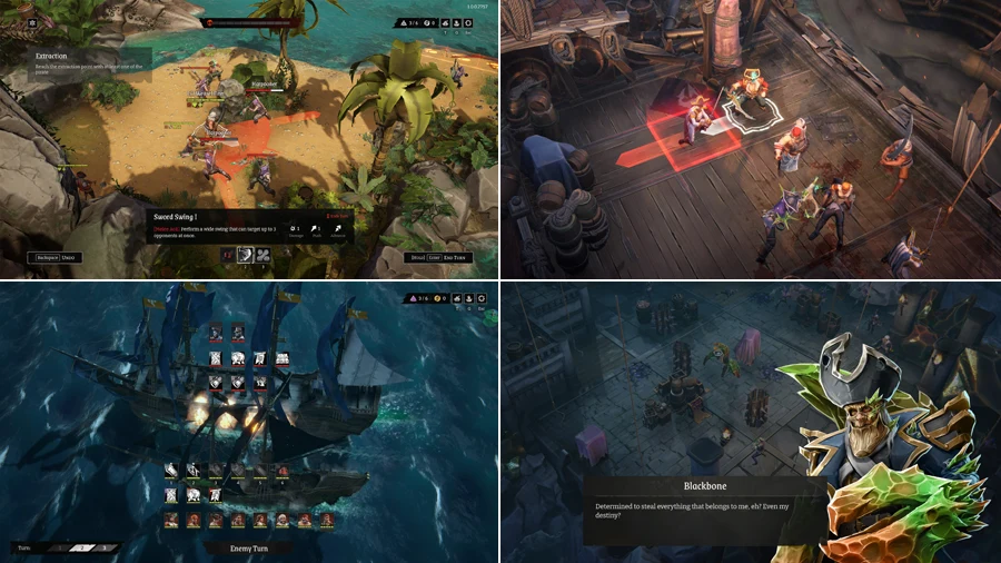 EpicGames 神秘遊戲 限免遊戲 RogueWaters 回合制 戰術策略遊戲