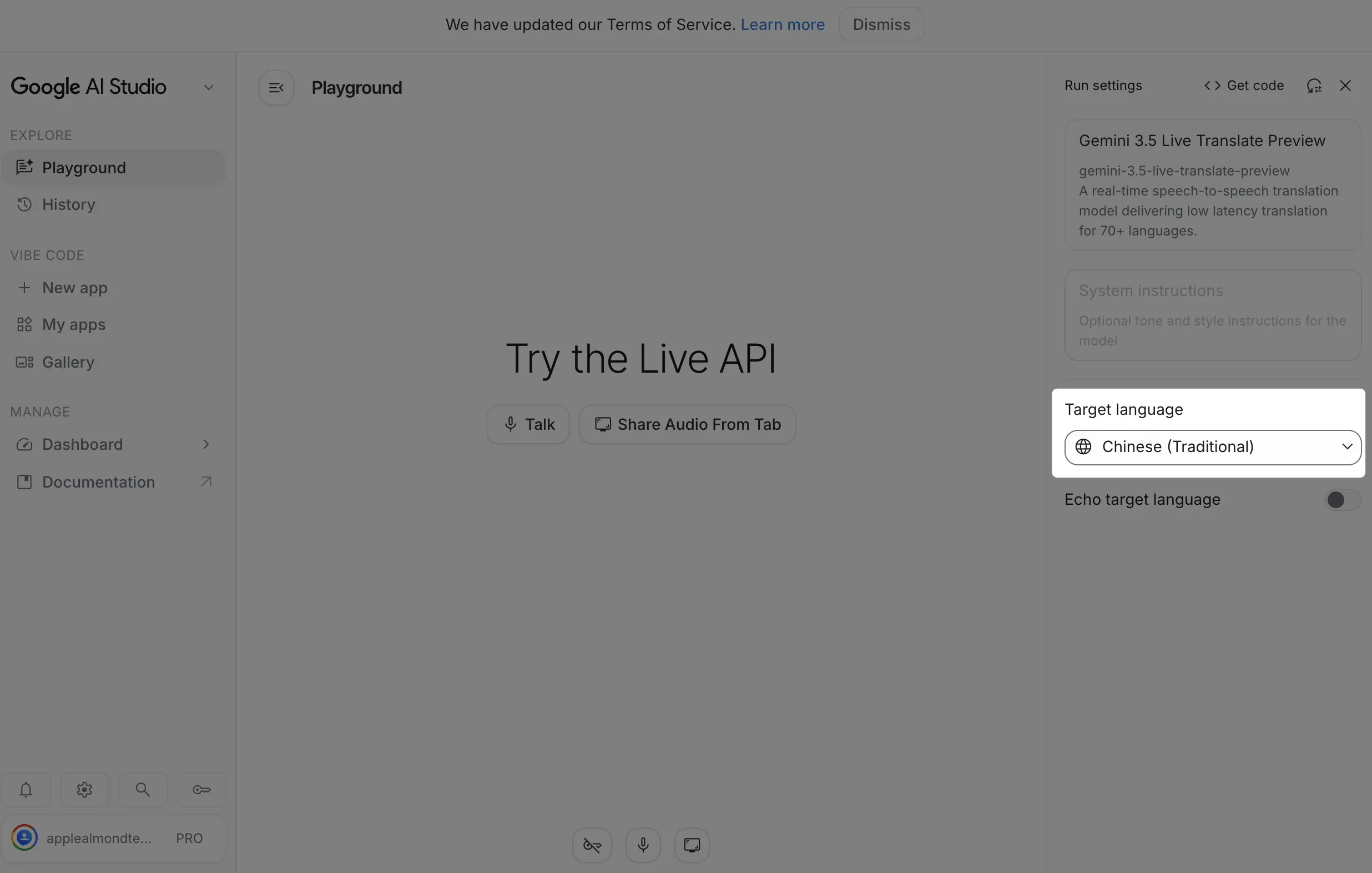 Gemini 3.5 Live Translate