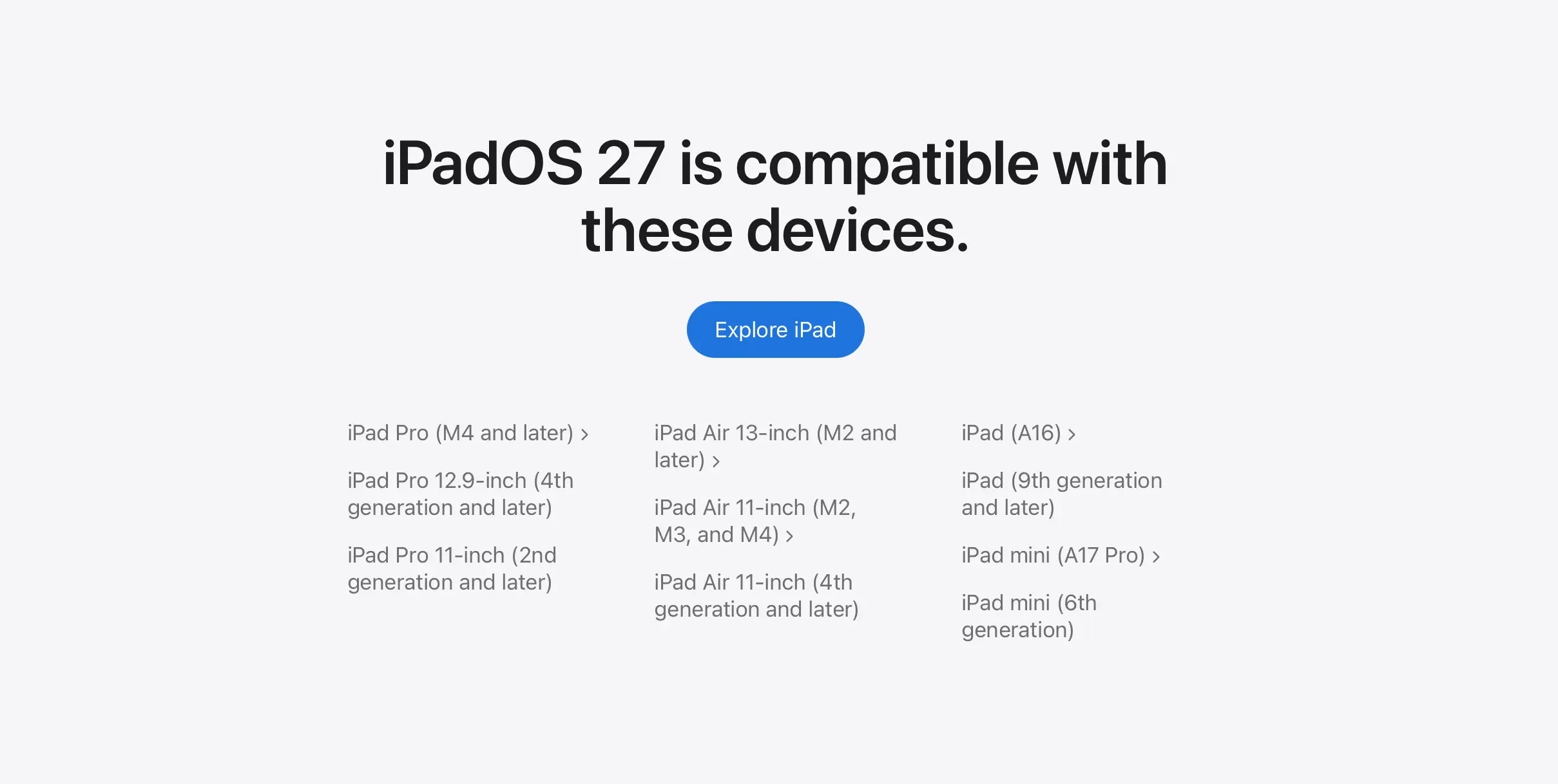 iPadOS 27