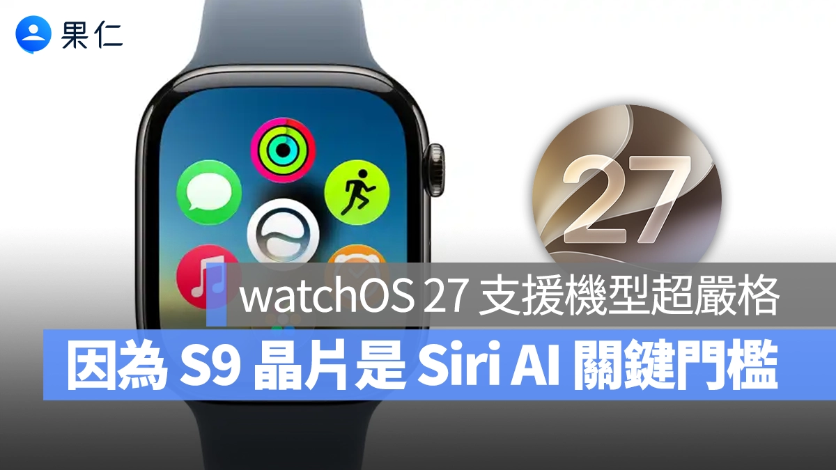 Apple Watch watchOS watchOS 27 Apple Intelligence Siri AI