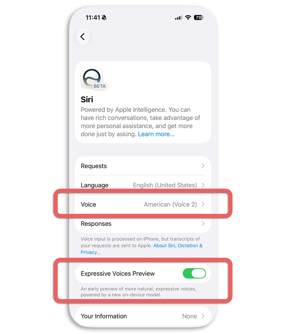 iOS 27 Beta 3 Siri Expressive Voice Preview 語速