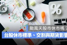颱風天股市休市嗎？台股休市標準、交割與期貨影響一次看（2026）