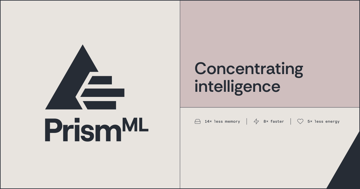 PrismML Apple Intelligence